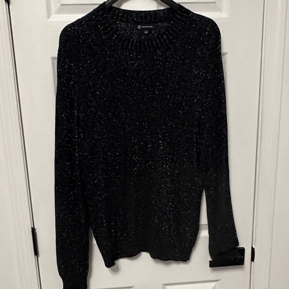 INC International Concepts Black Sweater
